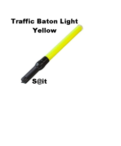 Traffic Baton Light Yellow