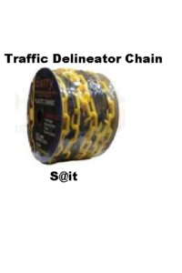 Traffic Delineator Chain