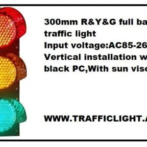 TRAFFIC SIGNAL LIGHT 300 MM DIA