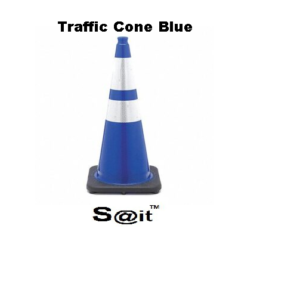 Traffic Cone Blue Color