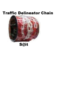 Traffic Delineator Chain